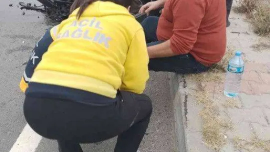 Enez Belediye Başkanı Günenç kaza yaptı, makam arabası hurdaya döndü