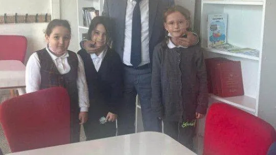 Ergene'deki okul kütüphaneleri zenginleşiyor