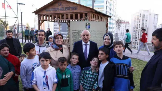 Erol Dok Parkı Keçiören'de açıldı