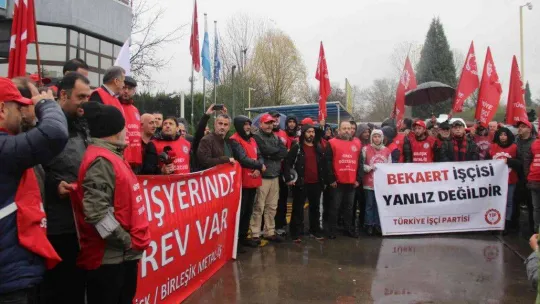 Erteleme kararına rağmen greve çıktılar