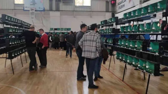 Esenler'de kanaryalar güzellikleriyle yarıştı