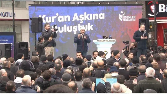 Esenler'de Kur'an-ı Kerim'e saldırıda bulunan Palu ve Wagensvelda protesto edildi