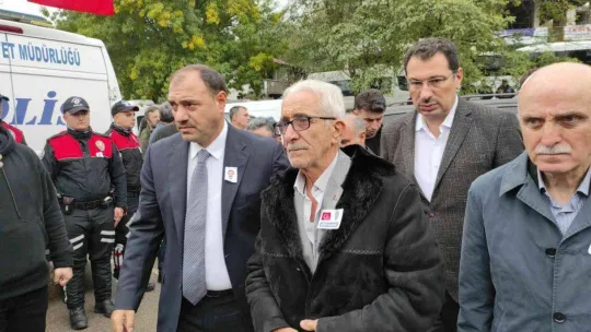 Eşi ve kızlarından şehit polise son bakış