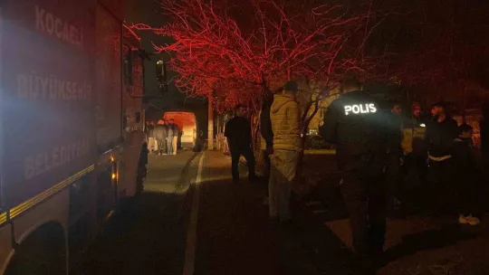 Evde çıkan yangın paniğe sebep oldu