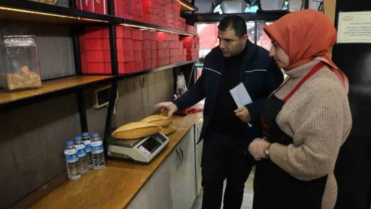 Eyüpsultan'da bulunan fırınlarda ekmek denetimleri aralıksız devam ediyor