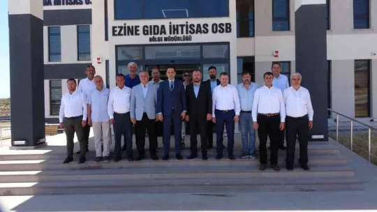 Ezine Gıda İhtisas OSB'de ilk fabrika kasım ayında açılıyor