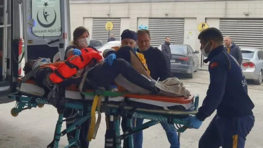 Fabrika inşaatından düşen işçi ağır yaralandı
