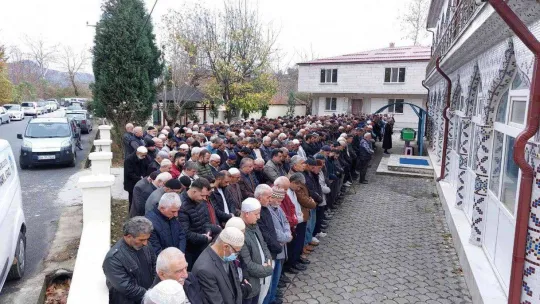 Feci kazada hayatını kaybeden motosiklet sürücüsü son yolculuğuna uğurlandı