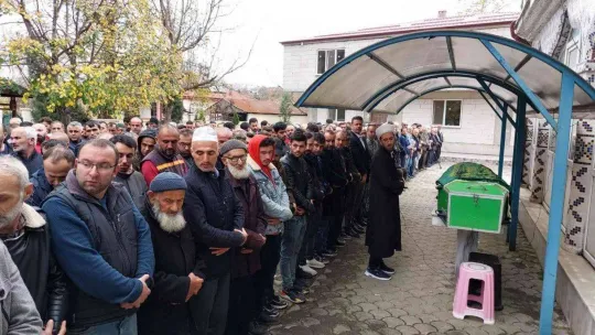 Feci kazada hayatını kaybeden motosiklet sürücüsü son yolculuğuna uğurlandı