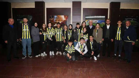 Fenerbahçe, yaralı madencilerin çocuklarını ağırladı