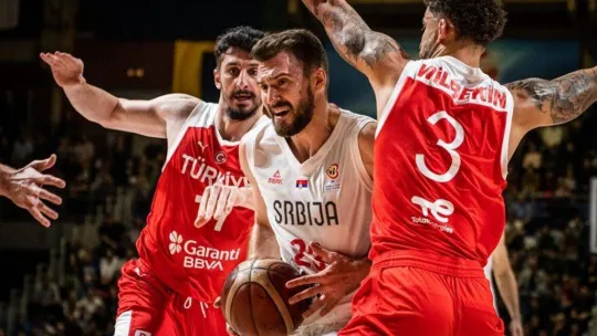 FIBA 2023 Dünya Kupası Avrupa Elemeleri: Sırbistan: 77 - Türkiye: 76