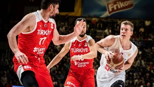 FIBA 2023 Dünya Kupası Avrupa Elemeleri: Sırbistan: 77 - Türkiye: 76