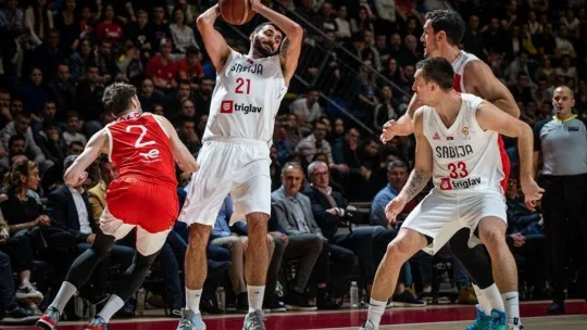 FIBA 2023 Dünya Kupası Avrupa Elemeleri: Sırbistan: 77 - Türkiye: 76