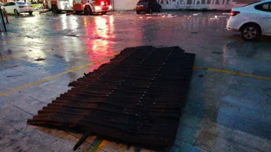 Fırtına vurdu, facianın eşiğinden dönüldü