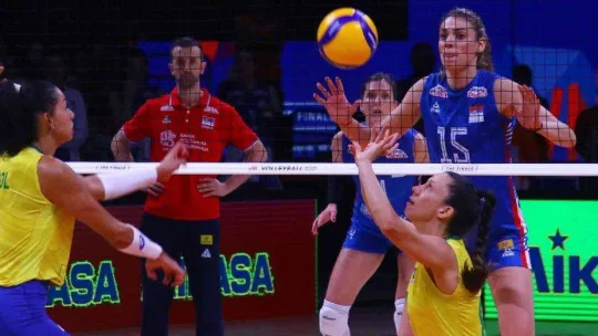 FIVB Kadınlar Milletler Ligi: Sırbistan: 1 - Brezilya: 3