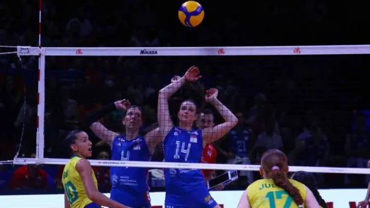 FIVB Kadınlar Milletler Ligi: Sırbistan: 1 - Brezilya: 3
