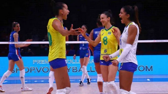 FIVB Kadınlar Milletler Ligi: Sırbistan: 1 - Brezilya: 3