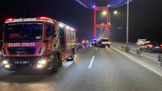 FSM Köprüsü'nde zincirleme kaza: 3 yaralı