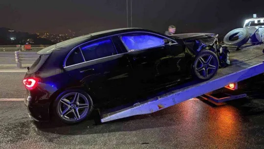 FSM Köprüsü'nde zincirleme kaza: 3 yaralı