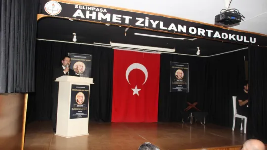 Selimpaşa Ahmet Ziylan Ortaokulu'nda Bağışçı Ahmet Ziylan Anıldı