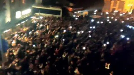 Galata'da yılbaşı coşkusu kameraya yansıdı