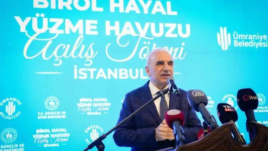 Gençlik ve Spor Bakanı Kasapoğlu: 'Birileri beceremezsiniz dediler, hamdolsun başardık'