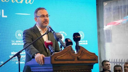 Gençlik ve Spor Bakanı Kasapoğlu: 'Birileri beceremezsiniz dediler, hamdolsun başardık'