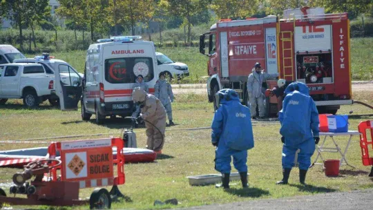 Gerçeği aratmayan tatbikat nefesleri kesti