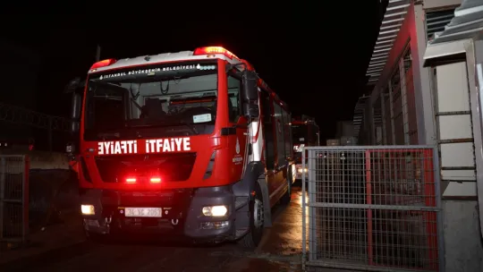 Selimpaşa'da İş Yerinde Yangın Paniği