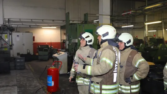 Selimpaşa'da İş Yerinde Yangın Paniği