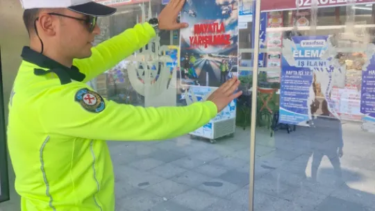 Silivri'de 'Hayatla Yarışılmaz' Afişleri ile Trafik Güvenliği Vurgusu