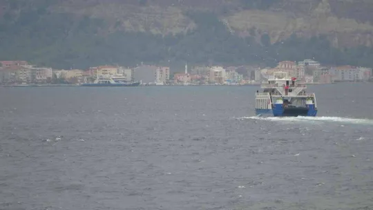 Gökçeada ve Bozcaada'ya yarınki feribot seferlerine fırtına engeli