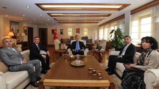 Gölbaşı Belediye Başkanı Şimşek'ten Bakan Ersoy'a ziyaret