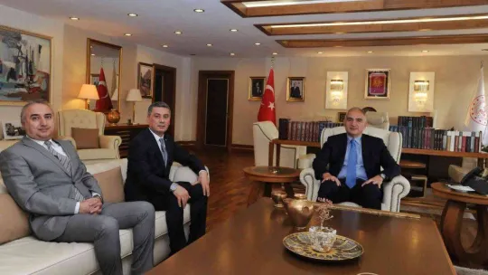 Gölbaşı Belediye Başkanı Şimşek'ten Bakan Ersoy'a ziyaret