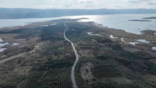 Gölyazı yolu sil baştan yenilendi