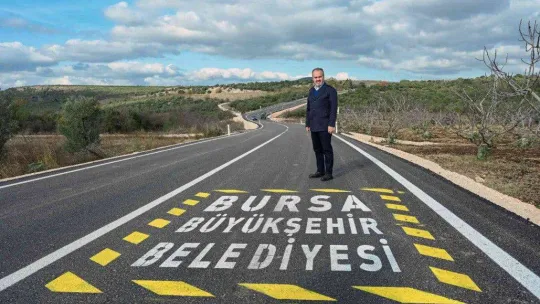 Gölyazı yolu sil baştan yenilendi