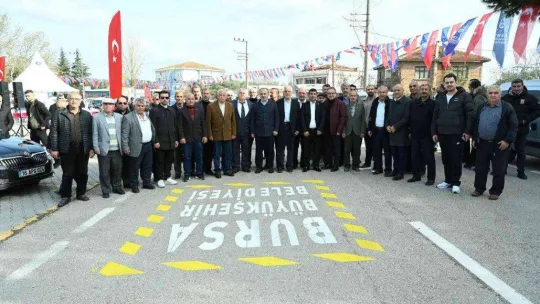 Gölyazı yolu sil baştan yenilendi