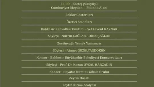 Gömeç Zeytin Hasat Şenliği'ne sayılı günler kaldı