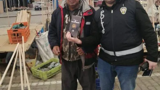 Gönen'de KADES uygulaması pazaryerinde tanıtıldı