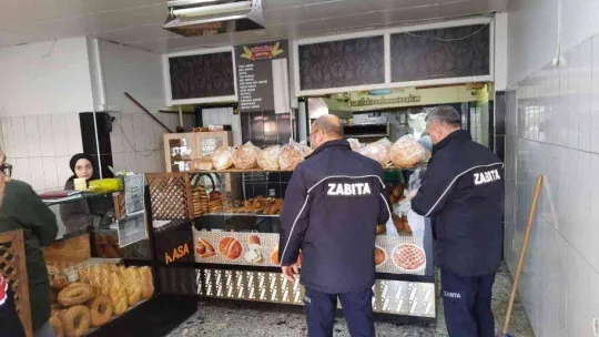 Gönen'de zabıta ekiplerinden denetleme