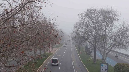 Göz gözü görmüyor: Sis şehri kapladı