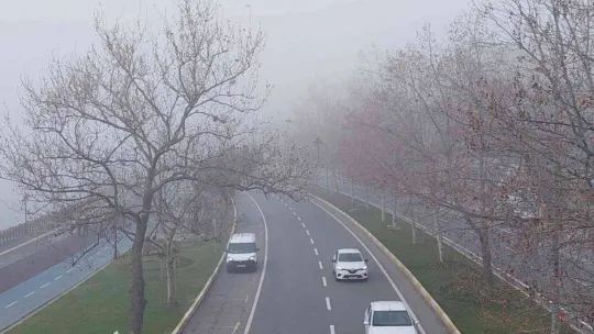 Göz gözü görmüyor: Sis şehri kapladı