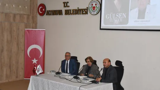 Gülsen Tuncer Ayçar, Altınovalılarla söyleşide buluştu