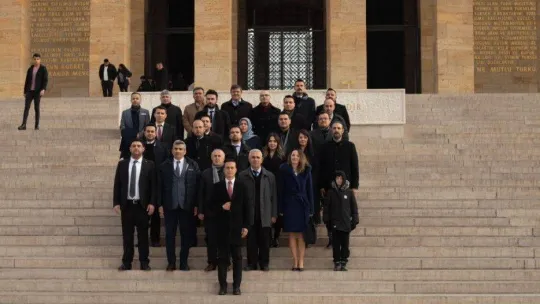 Gümrük muayene memurları Gümrük Günü'nde Anıtkabir'de