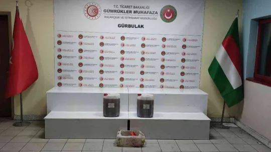 Gürbulak Sınır Kapısı'nda metamfetamin operasyonu