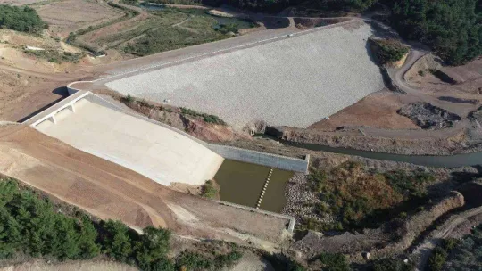 Gürdük Şehit Piyade Teğmen Osman Alp Barajı'nın gövde dolgusu tamamlandı