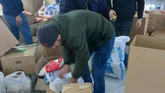 Güroymak'tan deprem bölgesine yardım eli