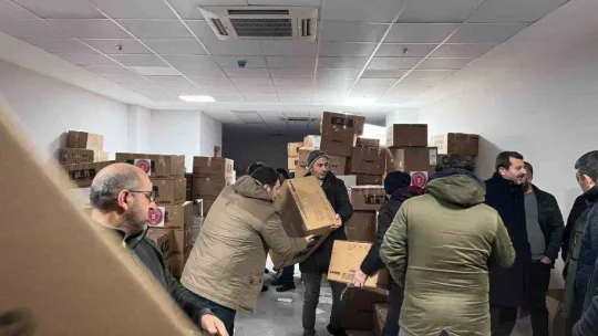 Gürsu deprem bölgesi için tek yürek oldu