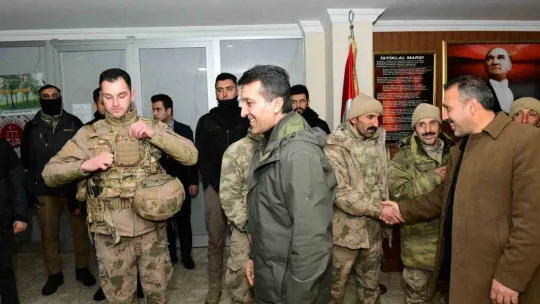 Güvenlik korucuları deprem bölgesine sevk edildi