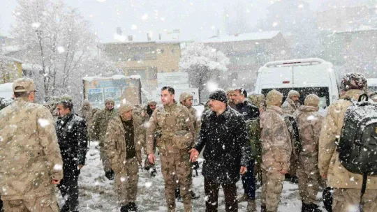 Güvenlik korucuları deprem bölgesine sevk edildi